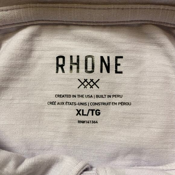 Rhône Cloud 9‎ Polo Men’s Size XL Pale Lavender - Picture 2 of 10